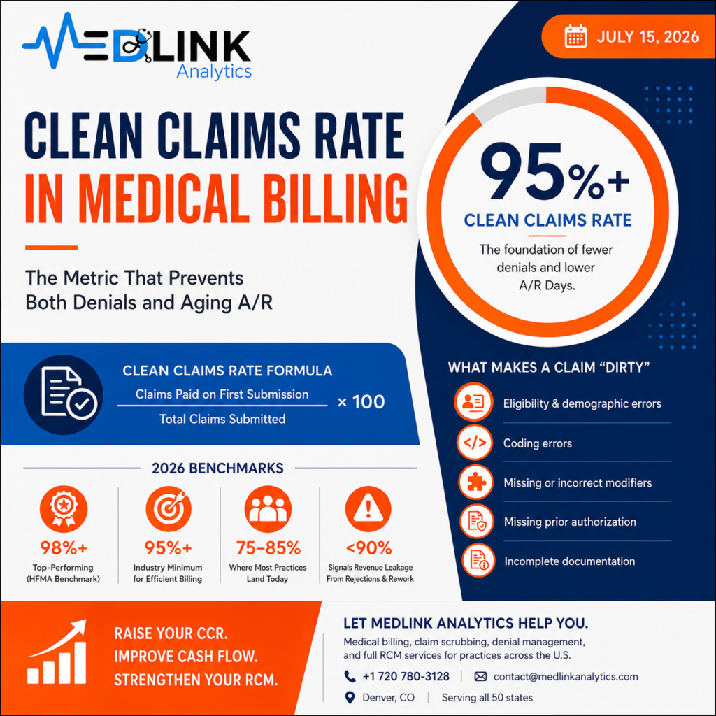 Clean Claims Rate in Medical Billing