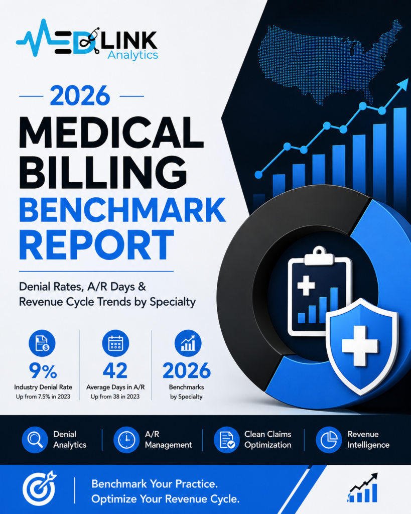 2026 Medical Billing Benchmark Report: Denial Rates, A/R Days & Revenue Cycle Trends by Specialty