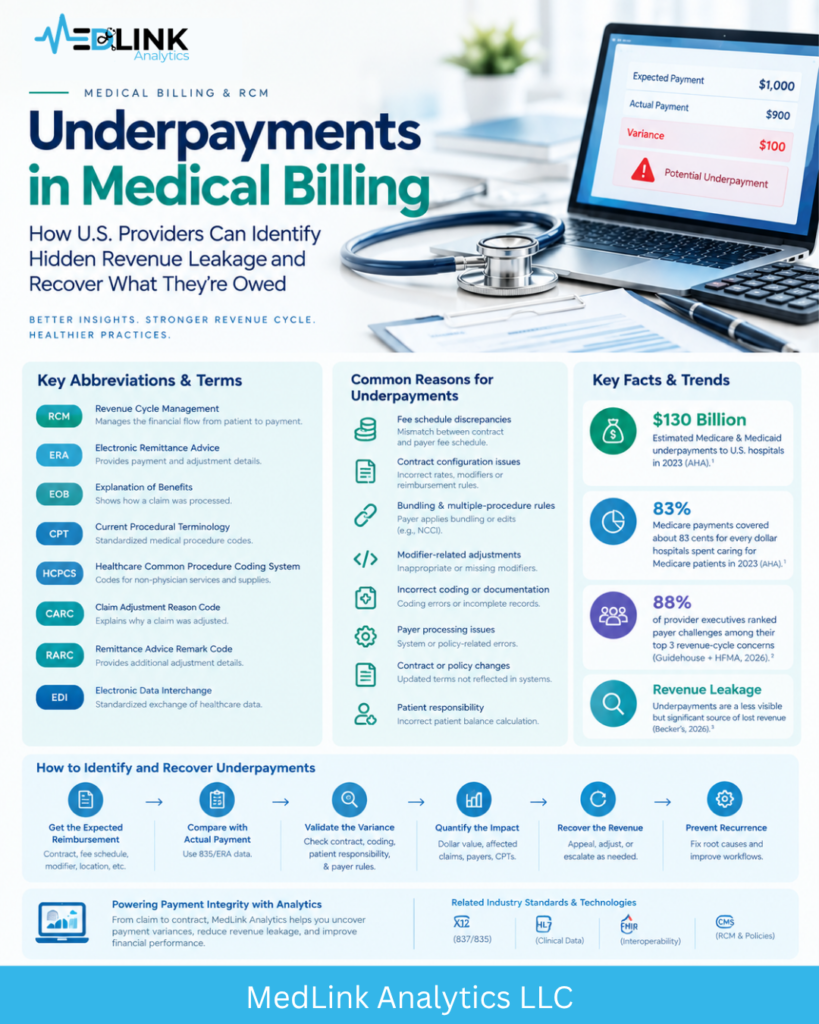 Underpayments in Medical Billing