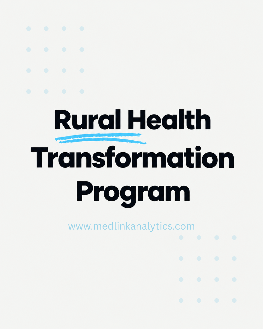 Rural Health Transformation Poster
